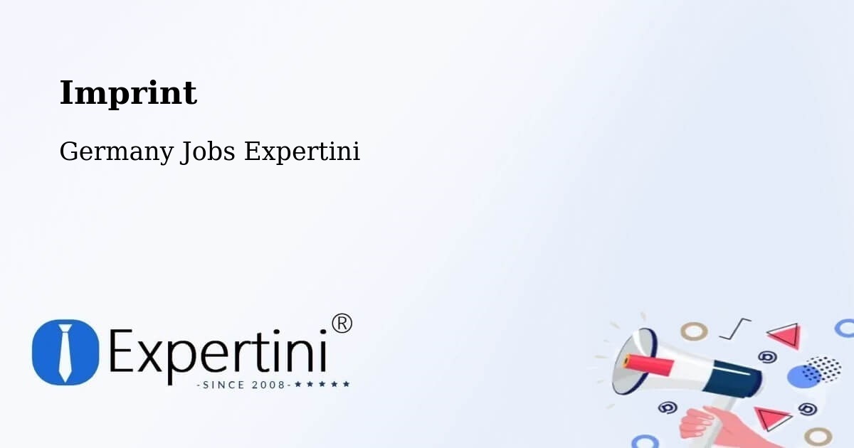 Imprint – Minden - Germany Jobs Expertini