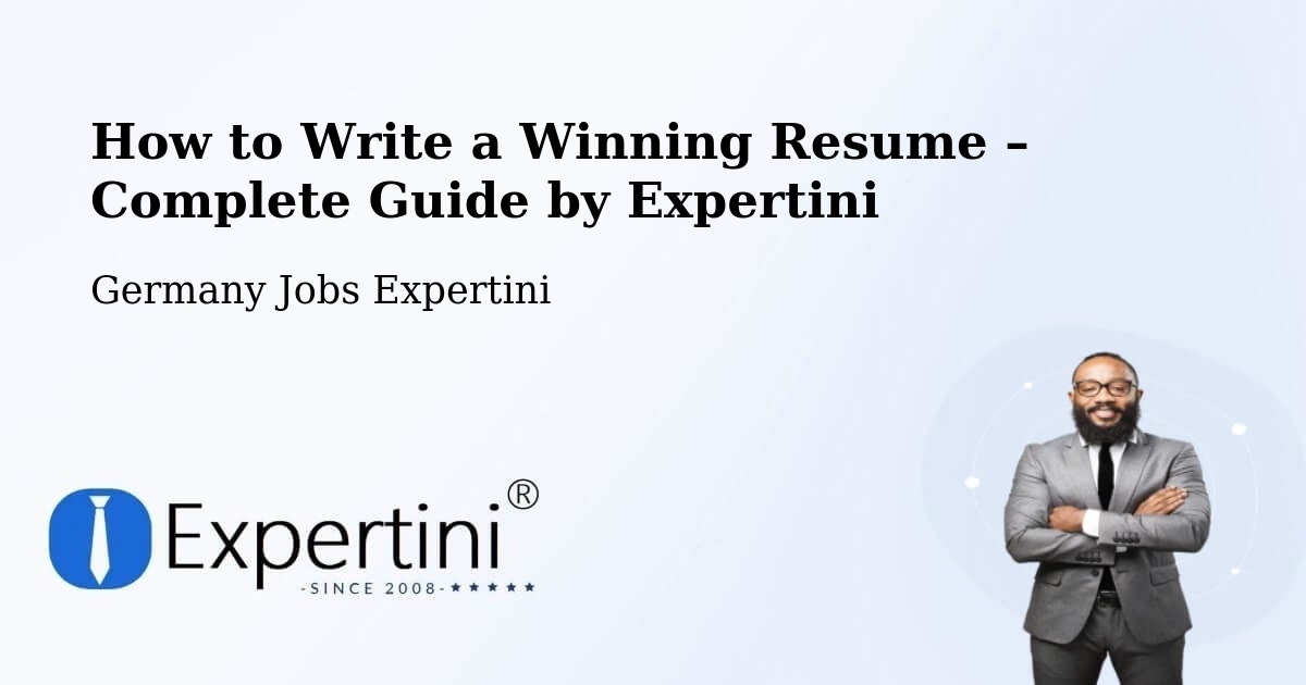Resume Writing Guide for Job Seekers – Minden - Minden, Germany Jobs Expertini