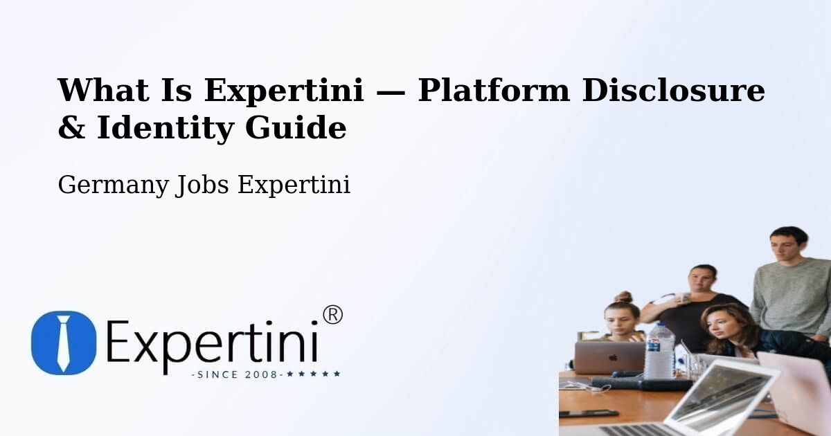 What Is Expertini — Platform Disclosure & Identity Guide – Minden